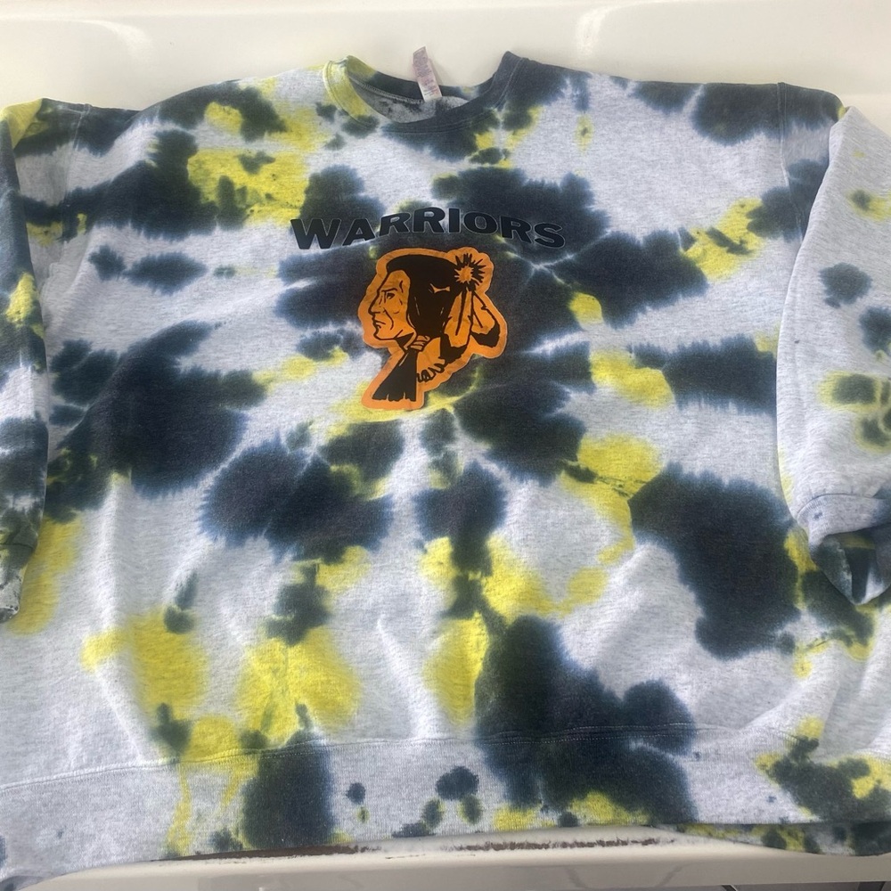 Warriors Tie-Dye Sweatshirt